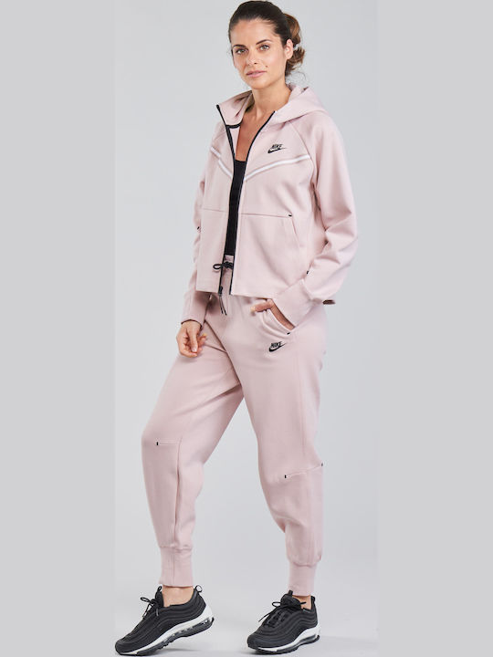 Tech Fleece Долнище на анцуг с гума Шампанско