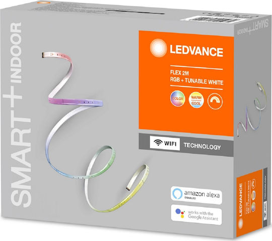 Ledvance Inteligent Bandă LED Wi-Fi 220V RGBWW - Roșu, verde, albastru, alb cald, alb rece Lumină 5m Neon Flex