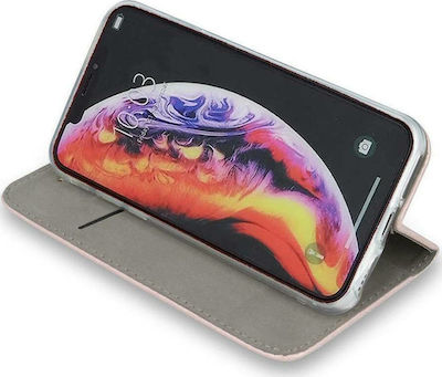 Forcell Smart Magnetic Carte Piele artificială Rose Gold (Redmi Note 8 Pro)