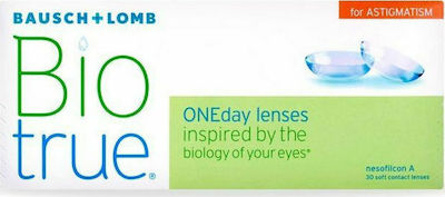 Bausch & Lomb Biotrue OneDay for Astigmatism 30 Daily Astigmatic Contact Lenses Hydrogel with UV Protection