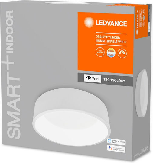 Ledvance Orbis Cylinder Smart Πλαφονιέρα 45εκ. LED με Τηλεχειριστήριο Ledvance Orbis Cylinder Smart Πλαφονιέρα 45εκ. LED με Τηλεχειριστήριο
