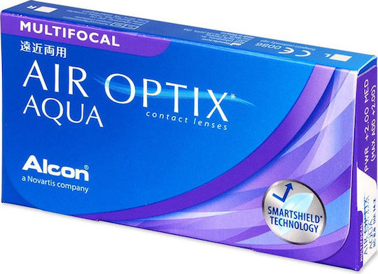 Air Optix Plus Hydraglyde Multifocal 3 Monthly Multifocal Contact Lenses Silicone Hydrogel