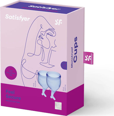 Satisfyer Feel Secure Cupe Menstruale Dark Blue 2buc