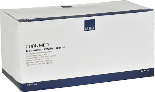 Abena CuriMed Non Woven 4ply Sterile Medical Gauze 10x20cm 2 Pieces