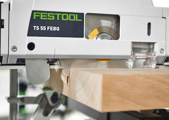 Festool TS 55 FEBQ-PLUS-FS Plunge Circular Saw 1200W with Speed Control and with Dust Extraction System