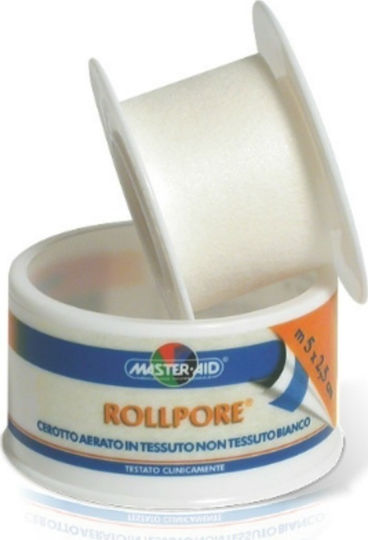 Master Aid Rollpore Fabric Non Woven Bandage Tape 5cm x 5m