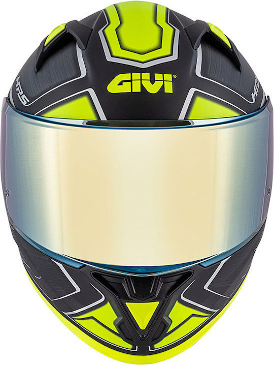 Givi H50.6 Sport Deep Titan/Yellow Motorcycle Helmet Full Face ECE 22.05 1490gr GIV000KRA174