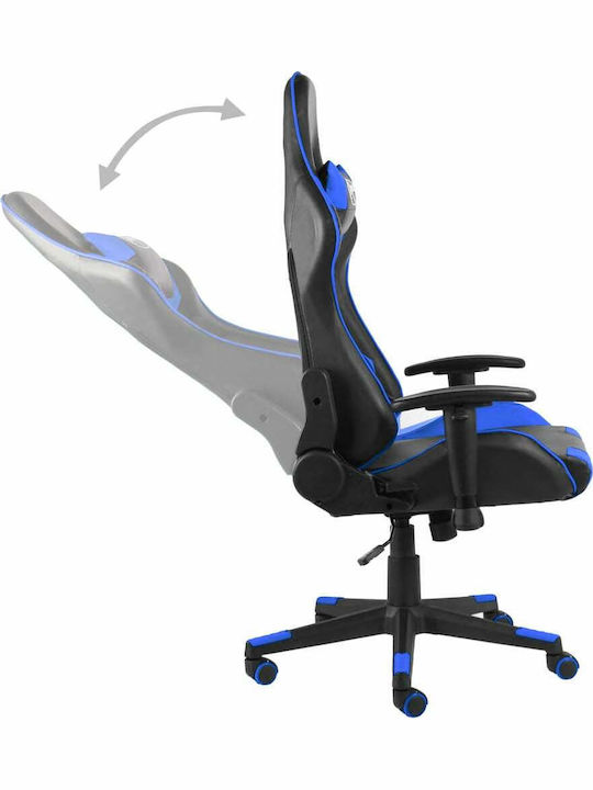 vidaXL 20490 Gaming Chair with Adjustable Arms Blue