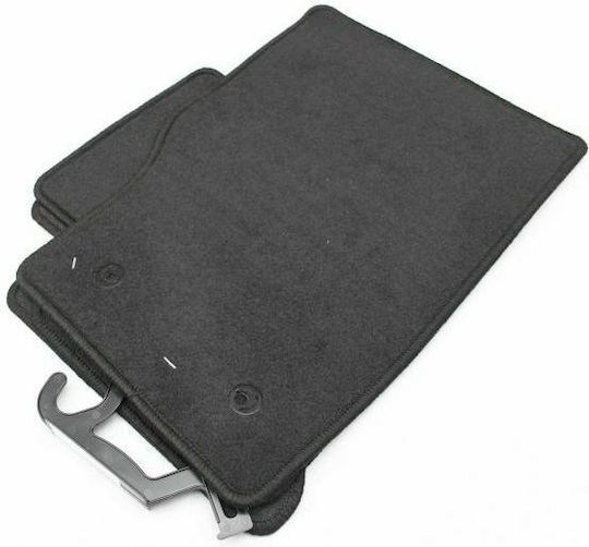 Petex Satz Vorder- und Hintermatten 4Stück aus Teppichboden für Land Rover Range Rover Velar 2015+ Schwarz