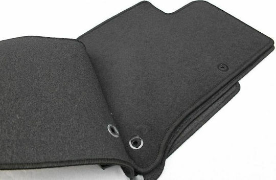 Petex Satz Vorder- und Hintermatten 4Stück aus Teppichboden für Land Rover Range Rover Velar 2015+ Schwarz
