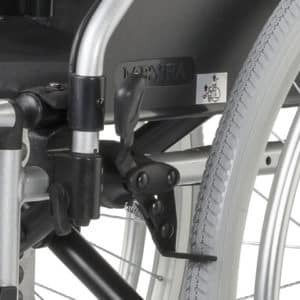 Meyra Eurochair 1.750 Αναπηρικό Αμαξίδιο 24" Ελαφρού Τύπου 40cm 1.750 Ασημί