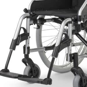 Meyra Eurochair 1.750 Αναπηρικό Αμαξίδιο 24" Ελαφρού Τύπου 40cm 1.750 Ασημί
