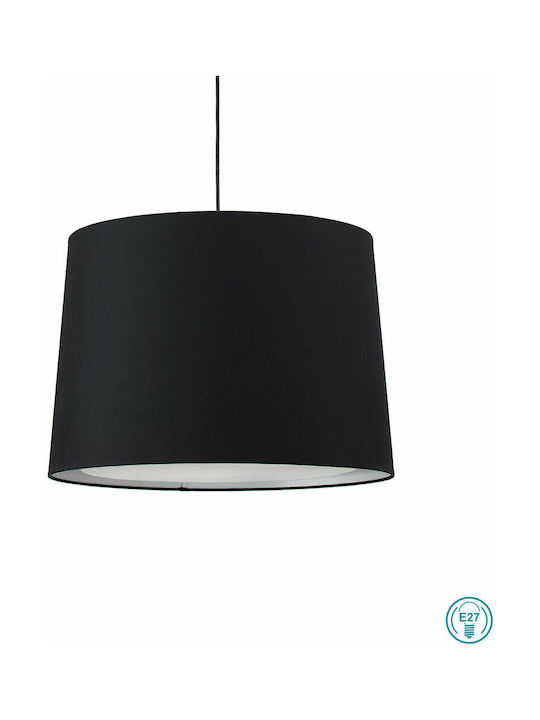 Faro Barcelona Conga Pendant Light Single-Light Bell for Socket E27 Black