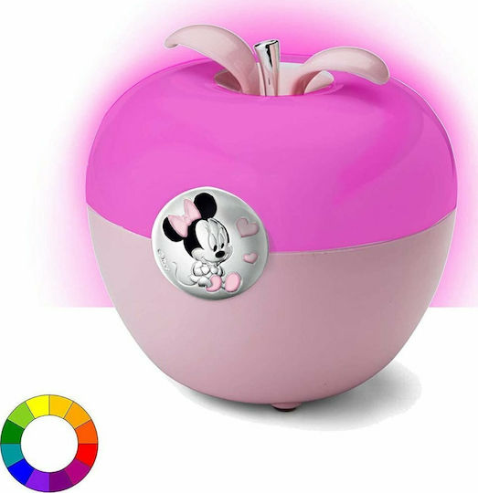 Disney Kids Decorative Lamp Minnie Mouse Pink 10x10cm