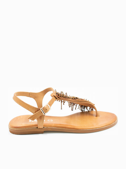 SHE COLLECTION WOMEN'S LEATHER SANDAL KAMEL CAL 120/100