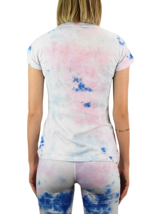 Ellesse Hayes Γυναικείο T-shirt Tie Dye με Στάμπα