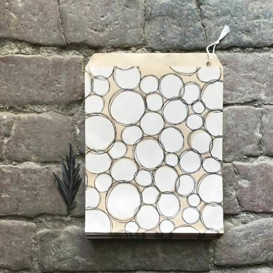 Synchronia White Paper Gift Bag 15x3x18cm 50 Pieces