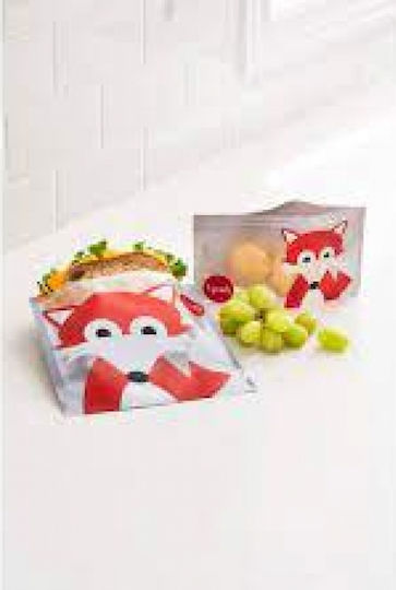 3 Sprouts Schulische Lunch-Hülle 4Es Weiß 19 x 18.5 x 19cm