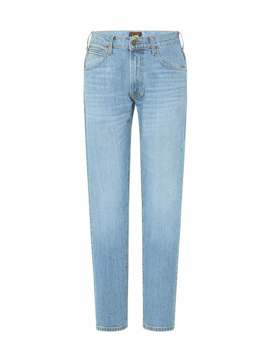 Daren Men's Jeans Pants Elastic with Regular Straight Fit Blue