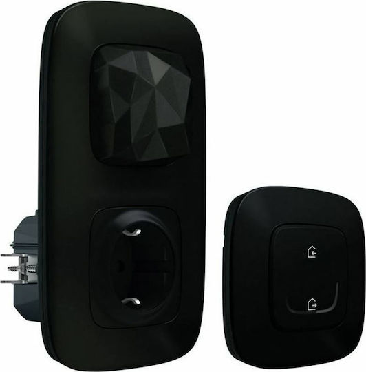 Legrand Valena Allure Connected Starter Pack Единичен Мортис Πρίζα Ρεύματος Автоматични терминали с Прекъсвач Черен 1бр