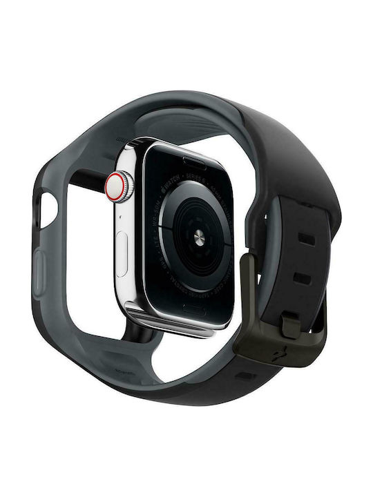 Spigen Liquid Air Pro Θήκη Σιλικόνης σε Μαύρο χρώμα για το Apple Watch 40mm