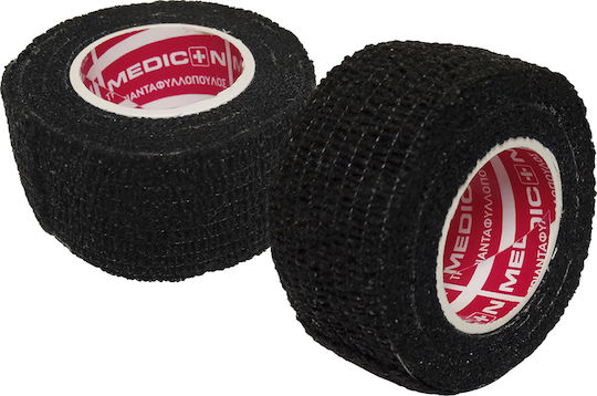 Medicin Elastic Cohesive Bandage 2.5cm x 4.5m Black