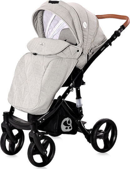 Lorelli Rimini 3 in 1 Reversible 3 in 1 Baby Stroller Suitable for Newborn Forest Steel Gray