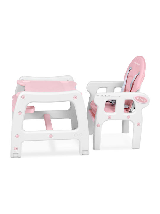 Ricokids Sinco Baby Highchair 5 in 1 with Adjustable Height Pink