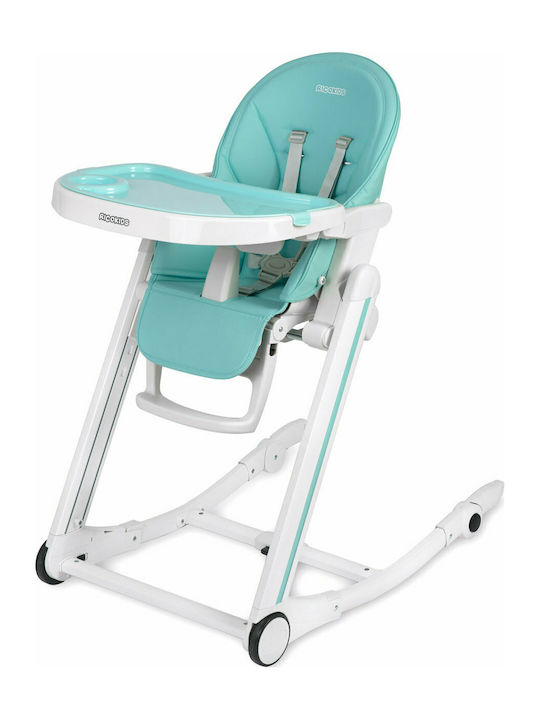 Ricokids Tugo Αναδιπλούμενο Καρεκλάκι Φαγητού με Ρυθμιζόμενο Ύψος Γαλάζιο