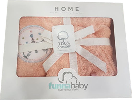 Funna Baby Baby Hooded Poncho Towel 40x60cm