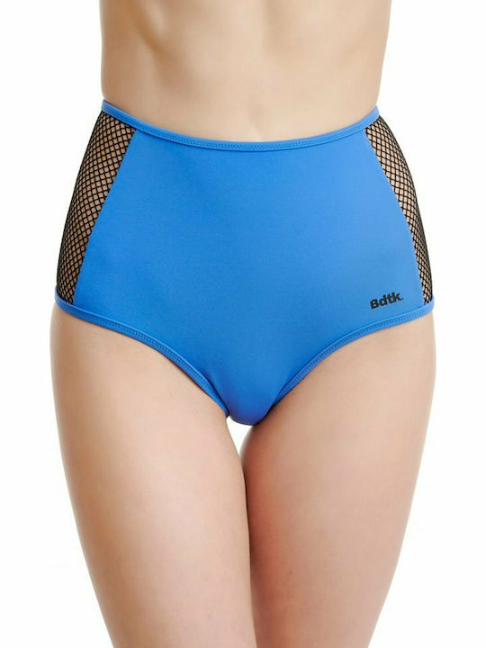 BodyTalk 1211-908044 Bikini Alunecare Talie înaltă Albastru