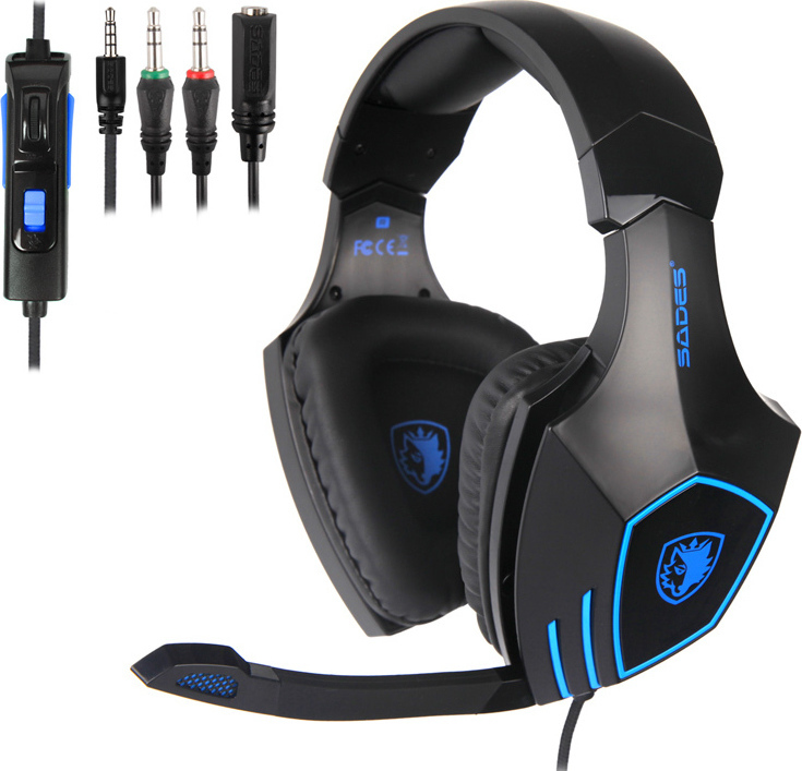 Sades 819 Over Ear Gaming Headset με σύνδεση 3.5mm | Skroutz.gr