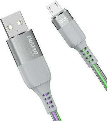 Dudao Regular USB 2.0 to micro USB Cable Γκρι 1m (L9XM)