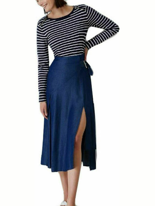 SARAH LAWRENCE Long asymmetrical skirt with toque. 2-202091