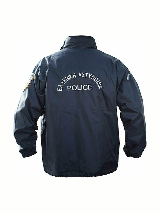 Survivors Police Windproof Jacket με Κέντημα Blue 00960