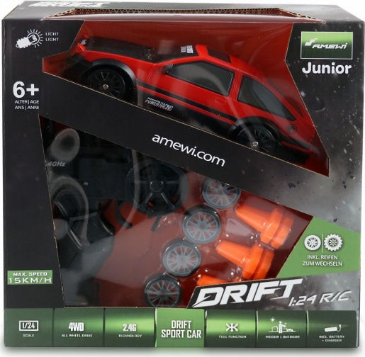 Amewi Sport Τηλεκατευθυνόμενο Αυτοκίνητο Drift 4WD Κόκκινο