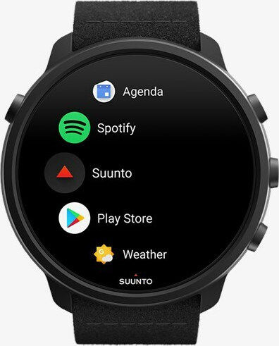 Suunto 7 Титан 50мм Водоустойчив Смартчасовник с Пулсомер (Matte Black Titanium)