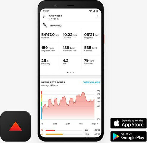 Suunto 7 Titanium 50mm Waterproof Smartwatch with Heart Rate Monitor (Stone Gray Titanium)