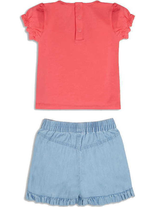 Guess Kinder Set mit Shorts Sommer 2Stück Rot