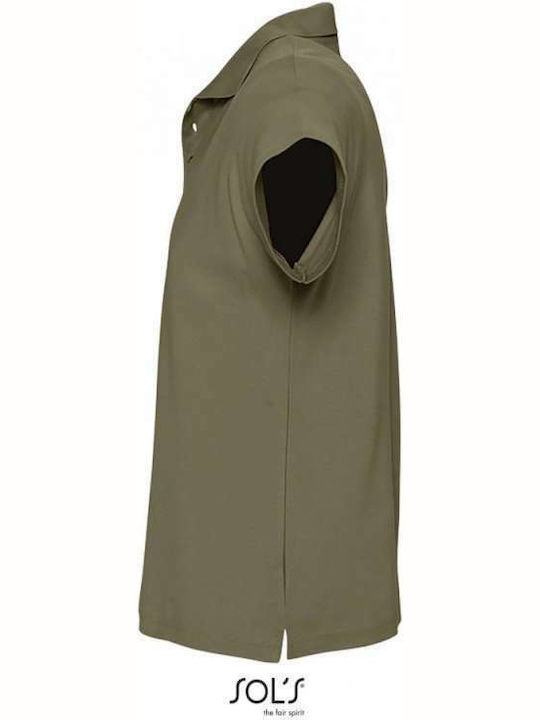 Sol's Summer Ii Men's Short Sleeve Promotional T-Shirt Khaki