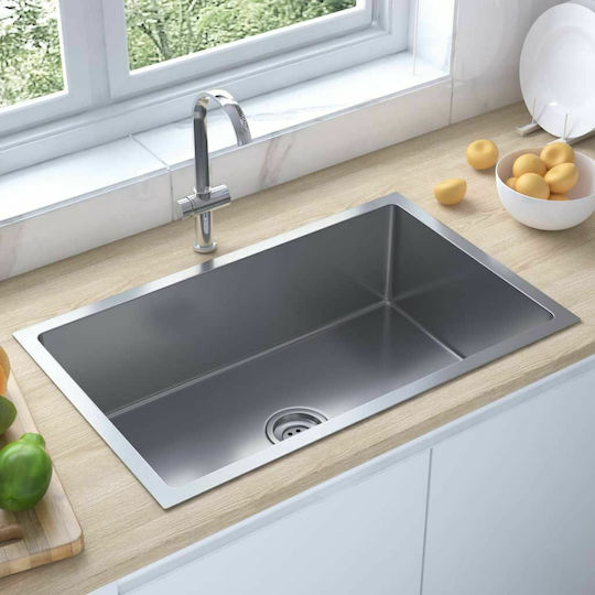 vidaXL Ένθετος Inox Μ70xΠ44cm vidaXL Ένθετος Inox Μ70xΠ44cm