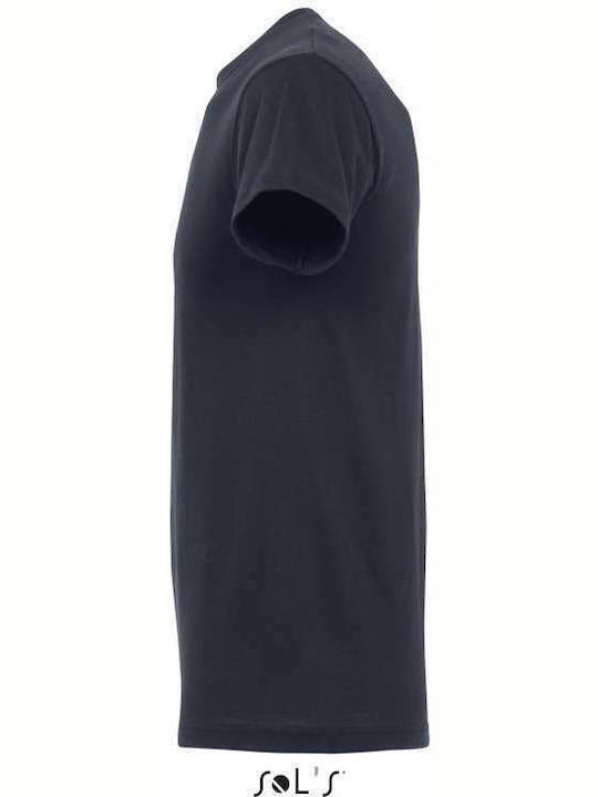 Sol's Regent Men's Short Sleeve Promotional T-Shirt Navy Blue