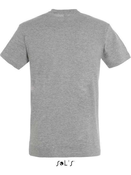 Sol's Regent Ανδρικό Διαφημιστικό T-shirt Κοντομάνικο Grey Melange Sol's Regent Ανδρικό Διαφημιστικό T-shirt Κοντομάνικο Grey Melange