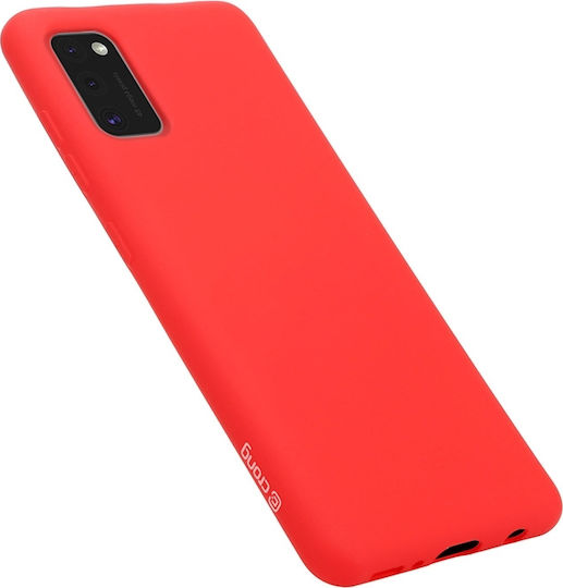 Crong Color Flexible Premium Back Cover Σιλικόνης Κόκκινο (Galaxy A41)