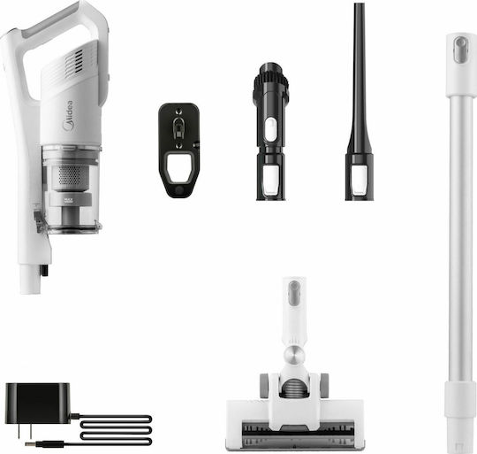 Midea 20Q0BW Επαναφορτιζόμενη Σκούπα 2 σε 1 Stick & Χειρός 21.6V Λευκή