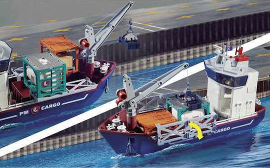 Playmobil City Action Cargo Ship with Boat for 4-10 years old