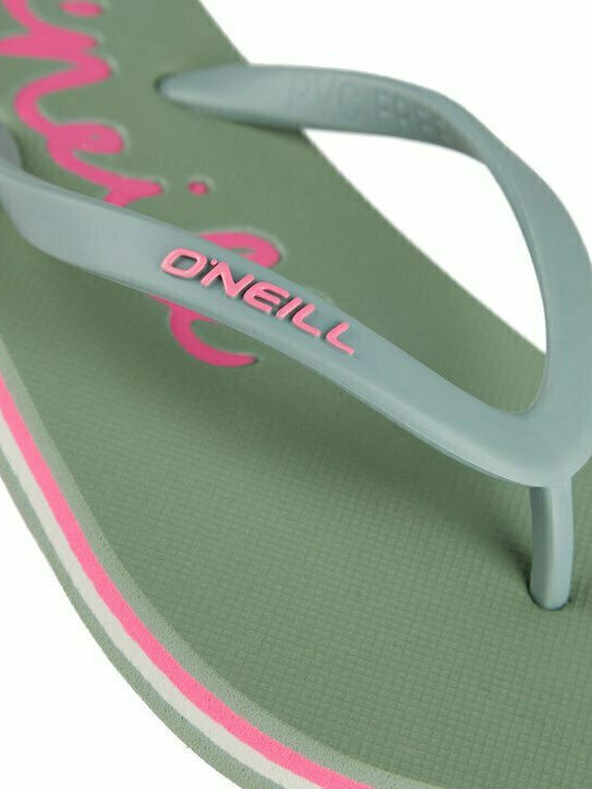 Παιδικές Σαγιονάρες Flip Flops Πράσινες Fg Logo