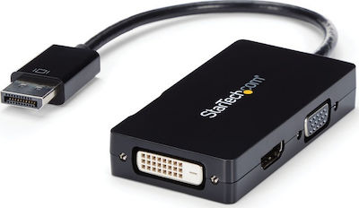 StarTech Converter DisplayPort male to DVI-D / HDMI / VGA female (DP2VGDVHD)