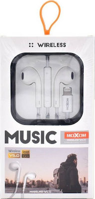 Moxom MX-WL32 Earbuds Freihändig Kopfhörer mit Stecker Blitzschlag Weiß