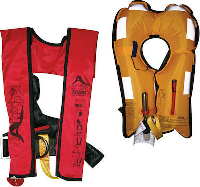 Lalizas Automatic Life Jacket Belt Adults Φουσκωτό Alpha 170N ISO 12402-3